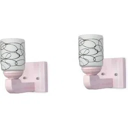 Set of 2 Printed LED Sconce Wall Lamps-image-10