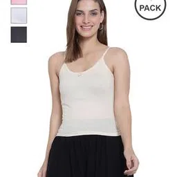sky heights Pack of 4 Round-Neck Camisoles-picture-52