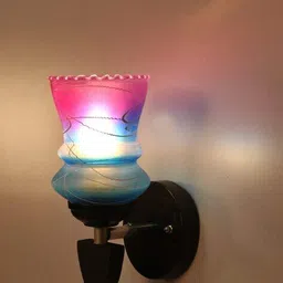 afast Designer LED Sconce Glass & Wood Wall Lamp/ Light - Re047 Wall Lamps image 1