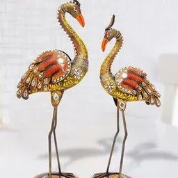 Set of 2 Crane Iron Showpiece-image-16