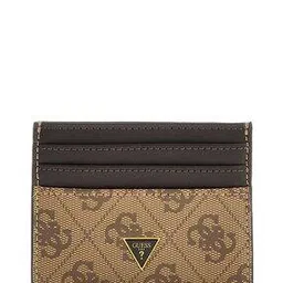 guess Logo Print Leather Card Holder-picture-13