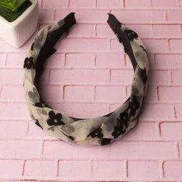 jewelz Floral Print Plastic Hair Band-picture-10