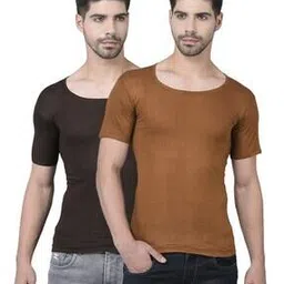 dollar lehar Men Pack of 2 Round-Neck Vest-picture-44