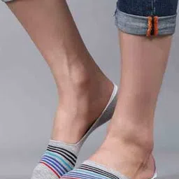 force nxt Men Pack of 2 Striped No-Show Socks-picture-53