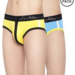 la intimo Pack of 2 Regular Briefs with Elasticated Waist-picture-53