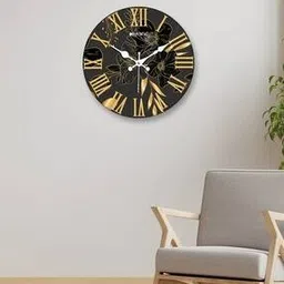 olive tree Floral Print Wooden Silent Movement Wall Clock-picture-23