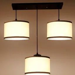 devansh Set of 3 Round Drum Cluster Hanging Lamps-picture-30