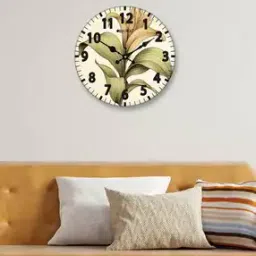 olive tree Printed Round Wooden Wall Clock-picture-23