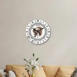 olive tree Graphic Print Wooden Wall Clock-picture-45