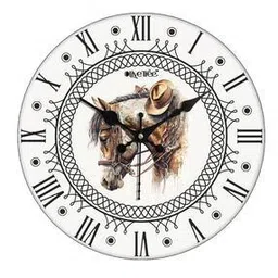 olive tree Graphic Print Silent Movement Wooden Wall Clock-picture-18