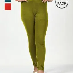 indiweaves Girls Pack of 3 Leggings with Elasticated Waistband-picture-49