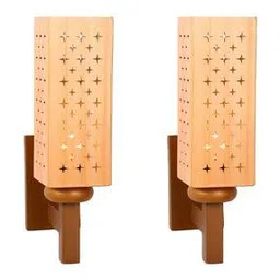 afast Set of 2 Designer Wooden Night Wall Lamps -picture-17