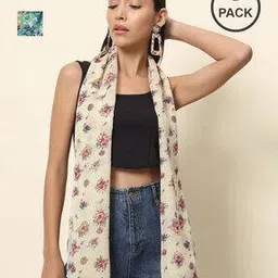 trend arrest Women Floral Scarf-picture-29