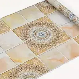 jaamso royals Marbel Tile Print Self-Adhesive Wallpaper-picture-40