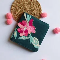 desi drama queen Women Embroidered Bi-fold Wallet-picture-18