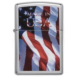 Zippo Made in USA Flag Windproof Pocket Lighter-image-83