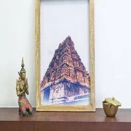 the decor mart Temple Wall Art Canvas Painting 18" x 12"-picture-25