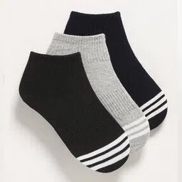 the bear house Men Pack of 3 Striped Ankle-Length Socks-picture-20