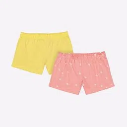 mothercare Pack of 2 Heart Print Shorts-picture-38