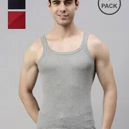 lux cozi Pack of 3 Men Sleeveless Vest-picture-20