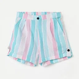 fame forever by lifestyle Girls Stripes Shorts image 1