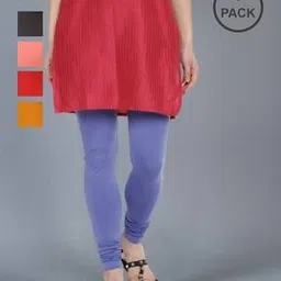 dollar missy Women Pack of 5 Leggings with Elasticated Waistband-picture-16