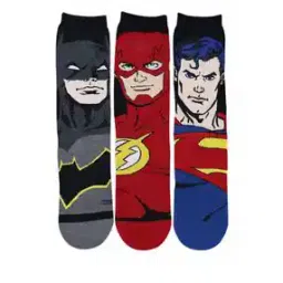 balenzia Pack of 3 Superhero Mid-Calf Length Socks-picture-29
