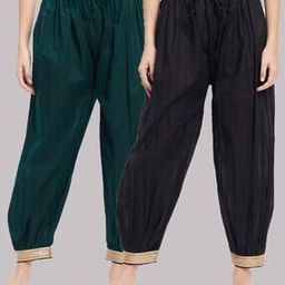 clora creation Women Pack of 2 Salwars with Drawstring Waist-picture-26