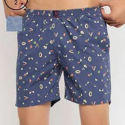Men Geometric Shorts-image-92