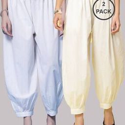 clora creation Pack of 2 Women Salwar with Elasticated Waist-picture-23