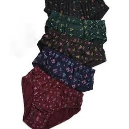 Women Pack of 5 Printed Hipster Panties with Elasticated Waistband-image-7