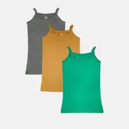 kiddopanti Girls Pack of 3 Cotton Slips-picture-13