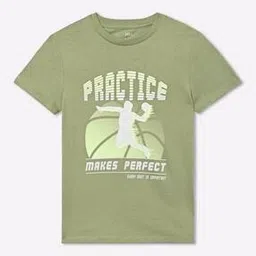 marks & spencer Basketball Print Pure Cotton T-Shirt-picture-15