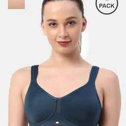 soie Pack of 2 Women Non-Wired Minimiser Bras-picture-11