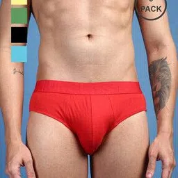 onn Pack of 5 Briefs with Elasticated Waist-picture-38