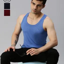 lux cozi Pack of 3 Men Sleeveless Vest-picture-47
