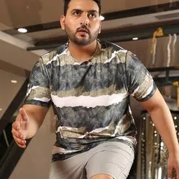 instafab plus Men Tie & Dye Relaxed Fit Crew-Neck T-Shirt-picture-52