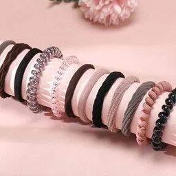 jewels galaxy Set of 12 Hair Ties-picture-51