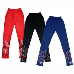indiweaves Pack of 3 Floral Print Leggings-picture-22
