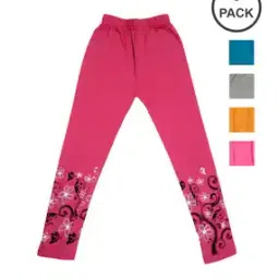 indiweaves Pack of 5 Floral Print Leggings-picture-13