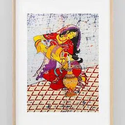 design gaatha home living Handcrafted Batik Wall Hanging 38" x 25"-picture-46