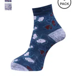 dollar Pack of 3 Graphic Printed Ankle-Length Socks-picture-11