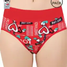 fashion comfortz Pack of 3 Cotton Printed Briefs-picture-30