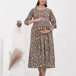 Women Printed Fit & Flare Dress-image-0