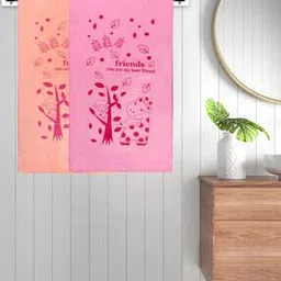 fabinaliv Set of 2 300 GSM Printed Bath Towels 45" x 23"-picture-53