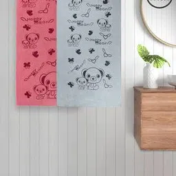fabinaliv Set of 2 300 GSM Printed Bath Towels 45" x 23"-picture-20