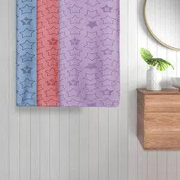 fabinaliv Set of 3 Star Print Bath Towels 43" x 23"-picture-50