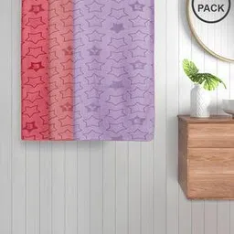 fabinaliv Set of 3 Star Print Bath Towels 43" x 23"-picture-14