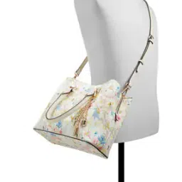 aldo Women Micro Print Satchel Bag with Detachable Strap-picture-23