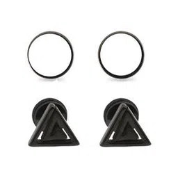 fabula EFQ1ESSK130-Pack of 2 Stainless Steel Ear Studs-picture-47